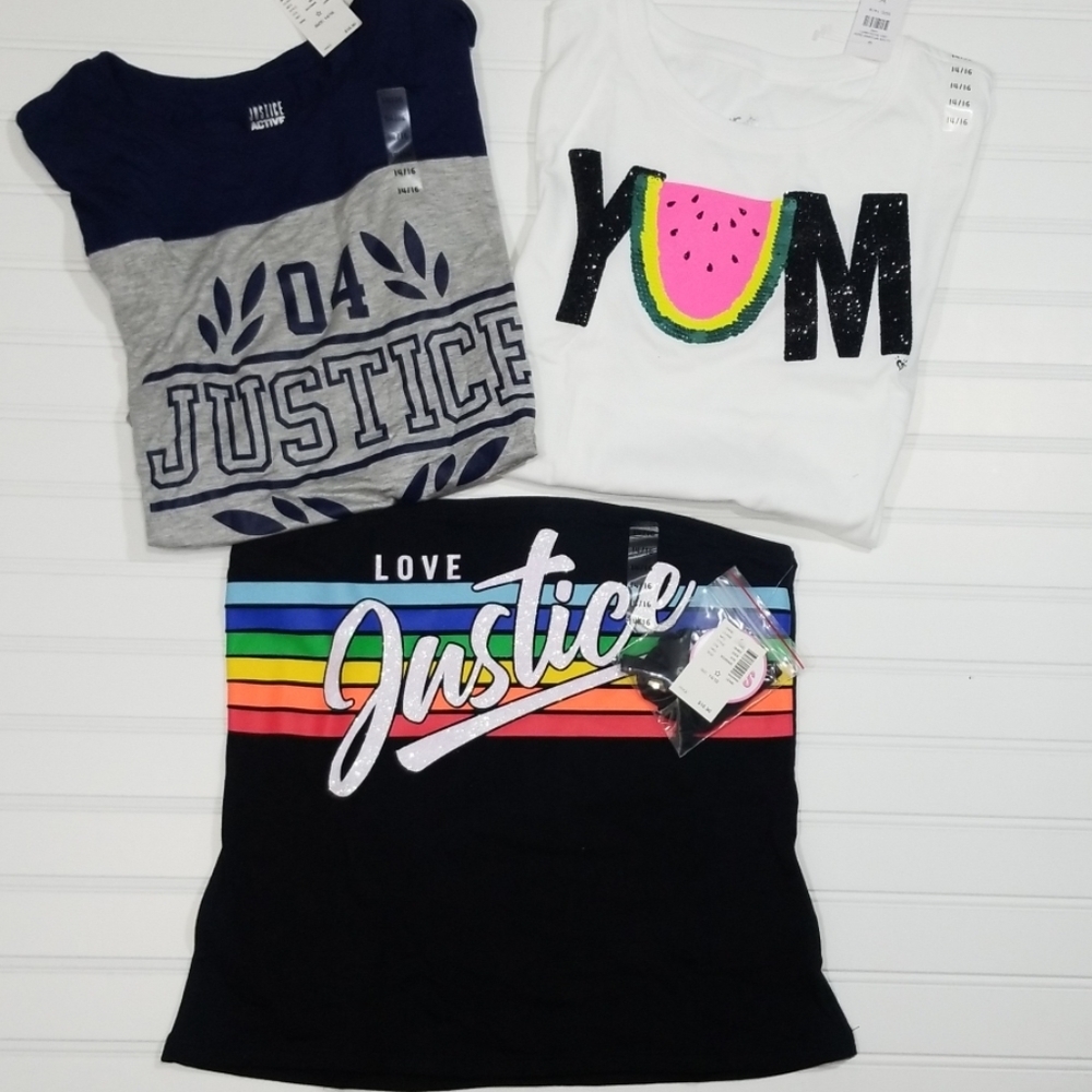 Justice Girls Halter & Crop Tops